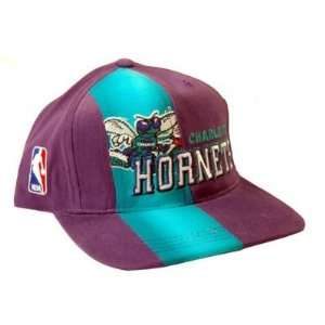  Vintage Charlotte Hornets Adjustable Snap Back Hat Cap 