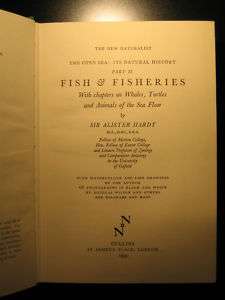 The Open Sea II Fish and Fisheries, Sir Alister Hardy  