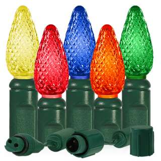 Diogen (25) Bulbs   Commercial LED System   Multi Color C6 Lights 