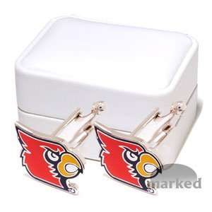 Louisville Cardinals NCAA Logod Executive Cufflinks w/ Jewelry Box 