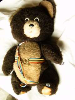1980 Moscow OLYMPIC Games mascot plush Bear Micha Misha  