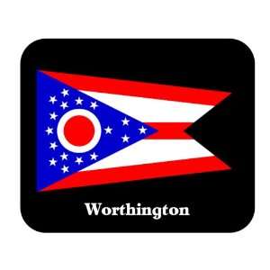 US State Flag   Worthington, Ohio (OH) Mouse Pad 