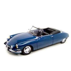 1966 Citroen Ds 19 Cabriolet Blue 118 Platinum Model  Toys & Games 