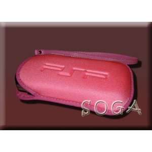   PINK SOFT POUCH CARRY CASE BAG GLOVE FOR SONY PSP + STRAP Automotive