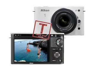 S2612 Nikon Nikon1 J1 Digital Camera+10 30mm Kit White+Gifts+1Year 