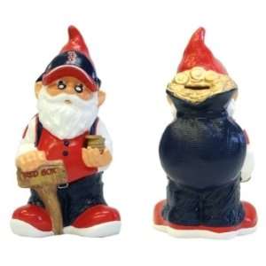 Boston Red Sox Garden Gnome Coin Bank