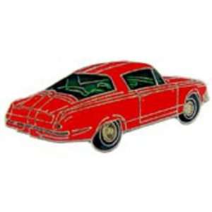  1964 Plymouth Barracuda Car Pin Red 1 Arts, Crafts 
