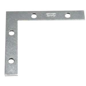 Stanley Hardware 30 6560 Flat Corner Brace 4   Zinc Plated (Pack of 