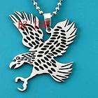 b5621 eagle stainless 316l steel chain pendant necklace returns 