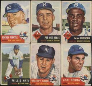 1953 Topps Baseball Complete Set (VG EX)  