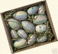Wooden Easter Egg Assortment Primitives Kathy New  