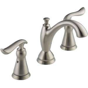   Handle Widespread Bathroom Faucet with Metal Pop Up Drain 3594LF MPU