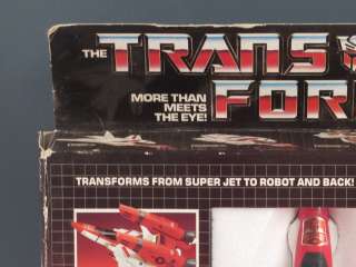 Vintage Transformers G1 Generation 1 Jetfire Action Figure w/ Box 