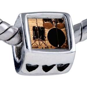  Rock Roll Drums Beads   Biagi Bead & Bracelet Compatible 