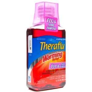Theraflu  Warming Relief, Flu & Sore Throat, 8oz