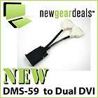 New Dell DMS 59 to Dual DVI Y Adapter/Connector/Cable   H9361 / 0H9361