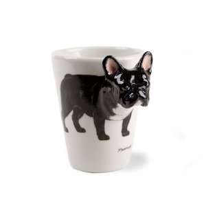  French Bulldog Black Handmade Coffee Mug (10cm x 8cm 