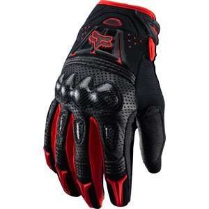  Fox Racing Bomber Gloves Red 2012 Automotive