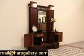 Vanity or Antique Dressing Table, Swivel Mirror  
