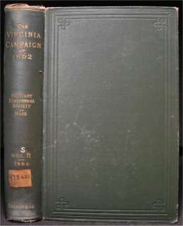   virginia campaign of general pope in 1862 it is volume two only not to