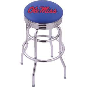  University of Mississippi Steel Stool with 2.5 Ribbed 