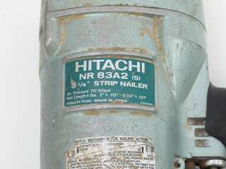 Hitachi NR 83A2 1/4 Strip Nailer Framing  
