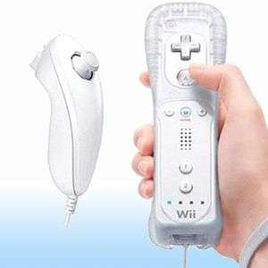   Wiimote Remote + Nunchuck Controller Set For Nintendo Wii New Pure