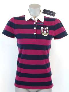 NEW NWT TOMMY HILFIGER WOMENS SLIM FIT POLO RUGBY SHIRT  