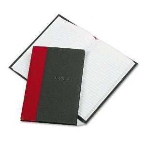 Boorum & Pease  Record/Account Book, Black/Red Cover, 144 Pages, 7 7 