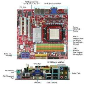  AM2+ MCP78S DDR2 PCI E 2.0