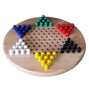  Lian 11 Wooden Chinese Checkers Set in Maple