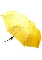 Prepared for Precipitation Umbrella in Yellow  Mod Retro Vintage 