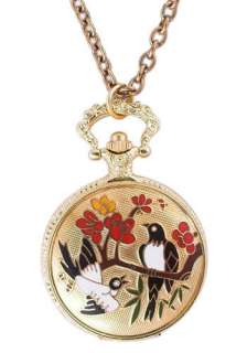 Old Time Pocket Watch Necklace  Mod Retro Vintage Necklaces 