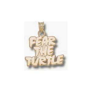  Univ Of Maryland Fear The Turtle 5/8 Charm/Pendant 