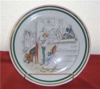 French Opera Vintage Plate Le Barbier de Seville  