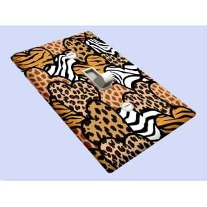  Animal Print Hearts Decorative Switchplate Cover