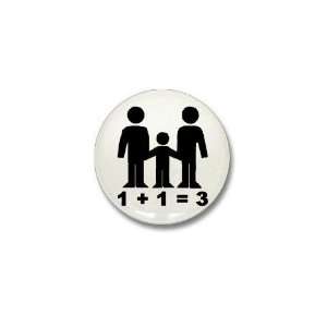  1 1 3 pregnancy announcement Baby Mini Button by  