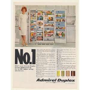  1967 Julia Meade Admiral Duplex Refrigerator Freezer Print 
