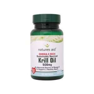  Natures Aid Krill Oil 500mg, 60 softgels Beauty