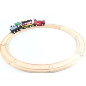  wood rail track toy track wood toy for child Toys & Games