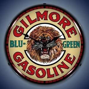  Gilmore Gasoline Lighted Wall Clock