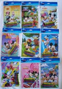  Mickey Mouse & Friends Coloring Book with Crayon Set Party Favors