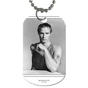 Marlon Brando Julius Ceasar Dog Tag with 30 chain necklace Great Gift 