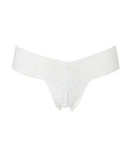 White (White) Lace Thong  241340110  New Look