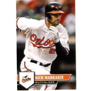  2011 Topps Major League Baseball Sticker #3 Nick Markakis Baltimore 