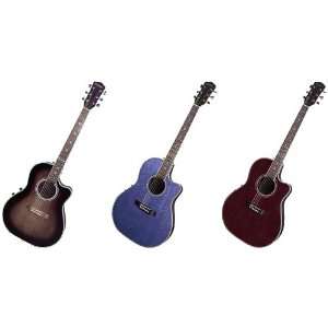  Acoustic/Electric CES Cutaway from Dillion, Wine Red 
