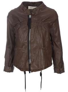 Marni Leather Jacket   Changing Room   farfetch 