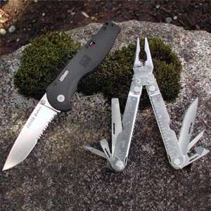   Pocket Powerplier & Flash II 1/2 Serrated Knife Set
