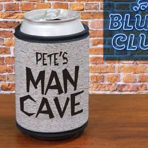 Personalized Man Cave Can Wrap Koozie
