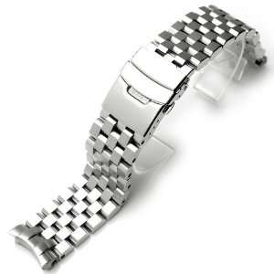  22mm SUPER Engineer Type II Solid Stainless Steel Curved End Watch 